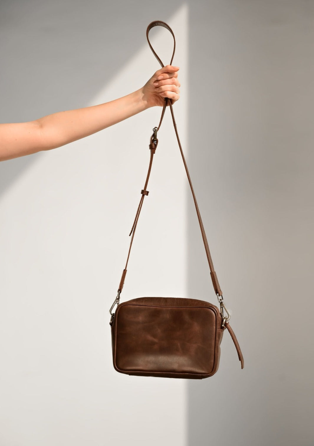 Carly Sling Bag in Charcoal