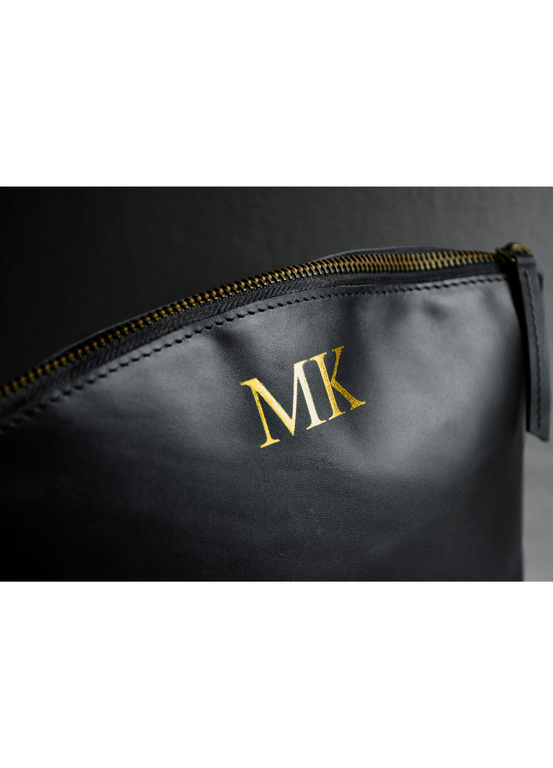 Leather Makeup Bag