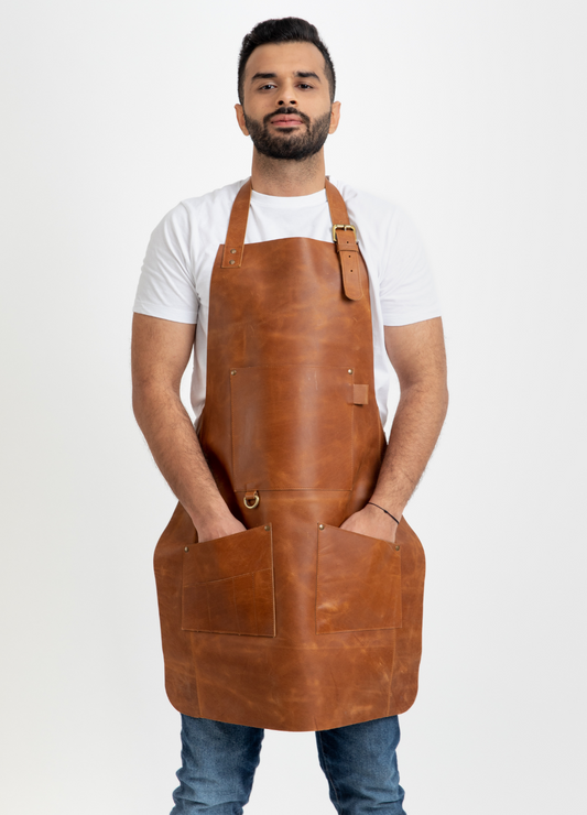 Apron in Cognac