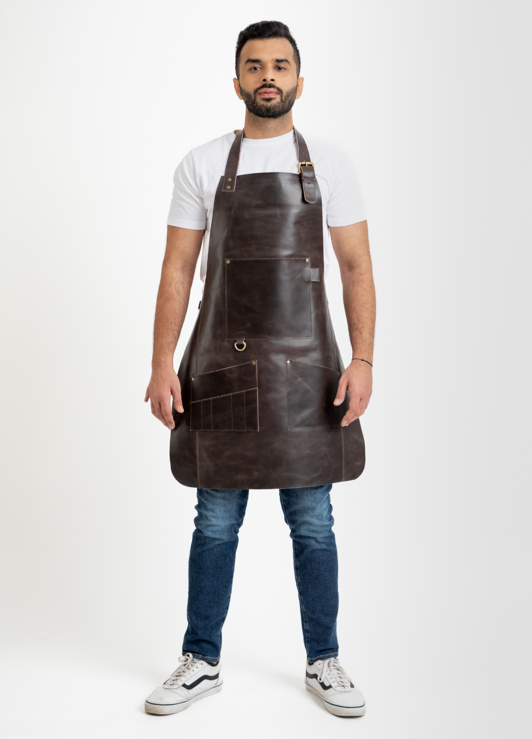 Apron in Vintage Brown