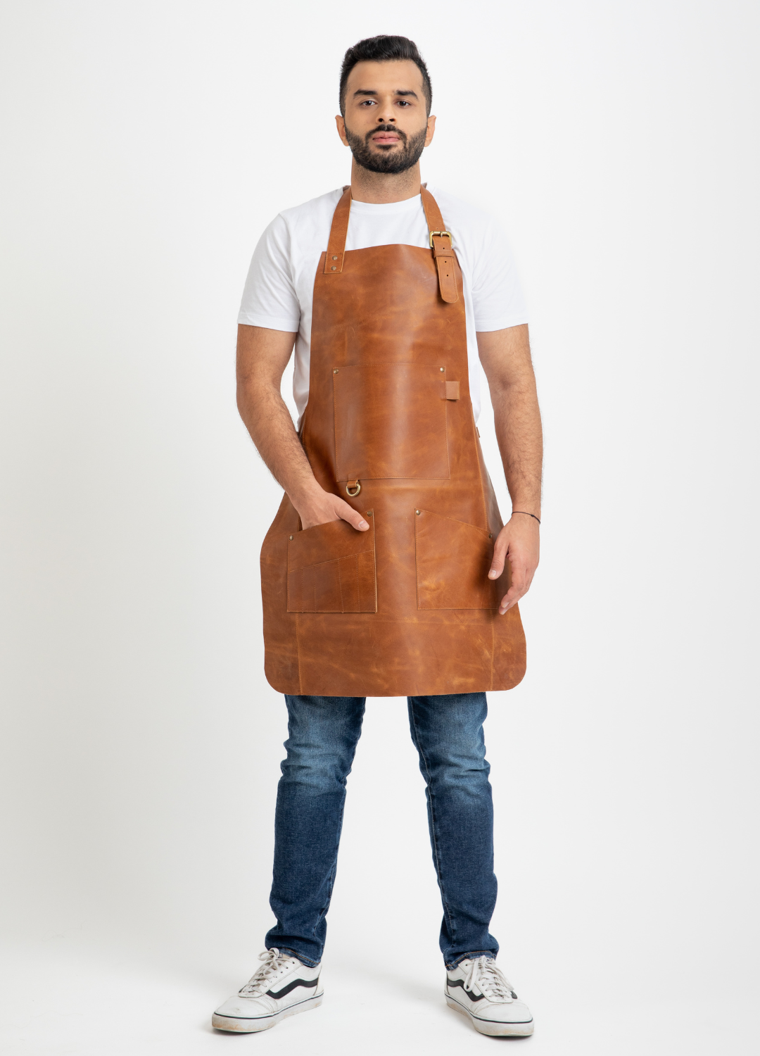 Apron in Cognac