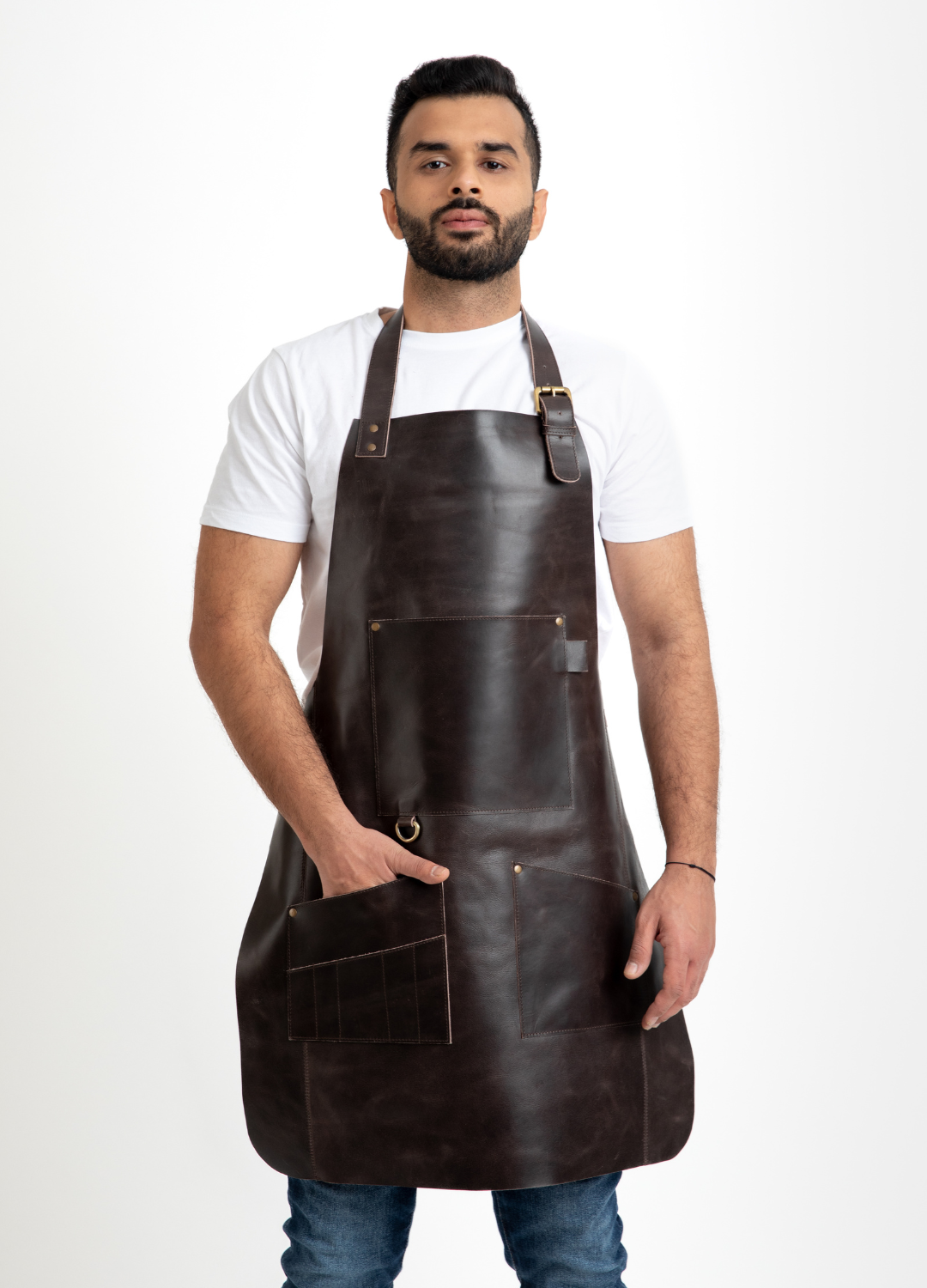 Apron in Vintage Brown