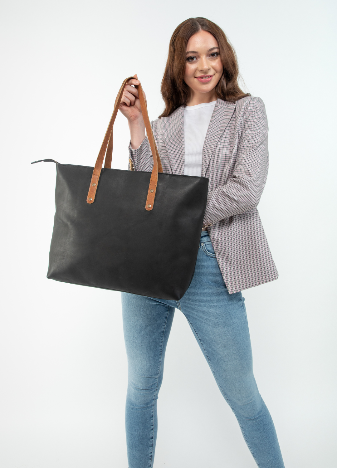 Work Leather Tote