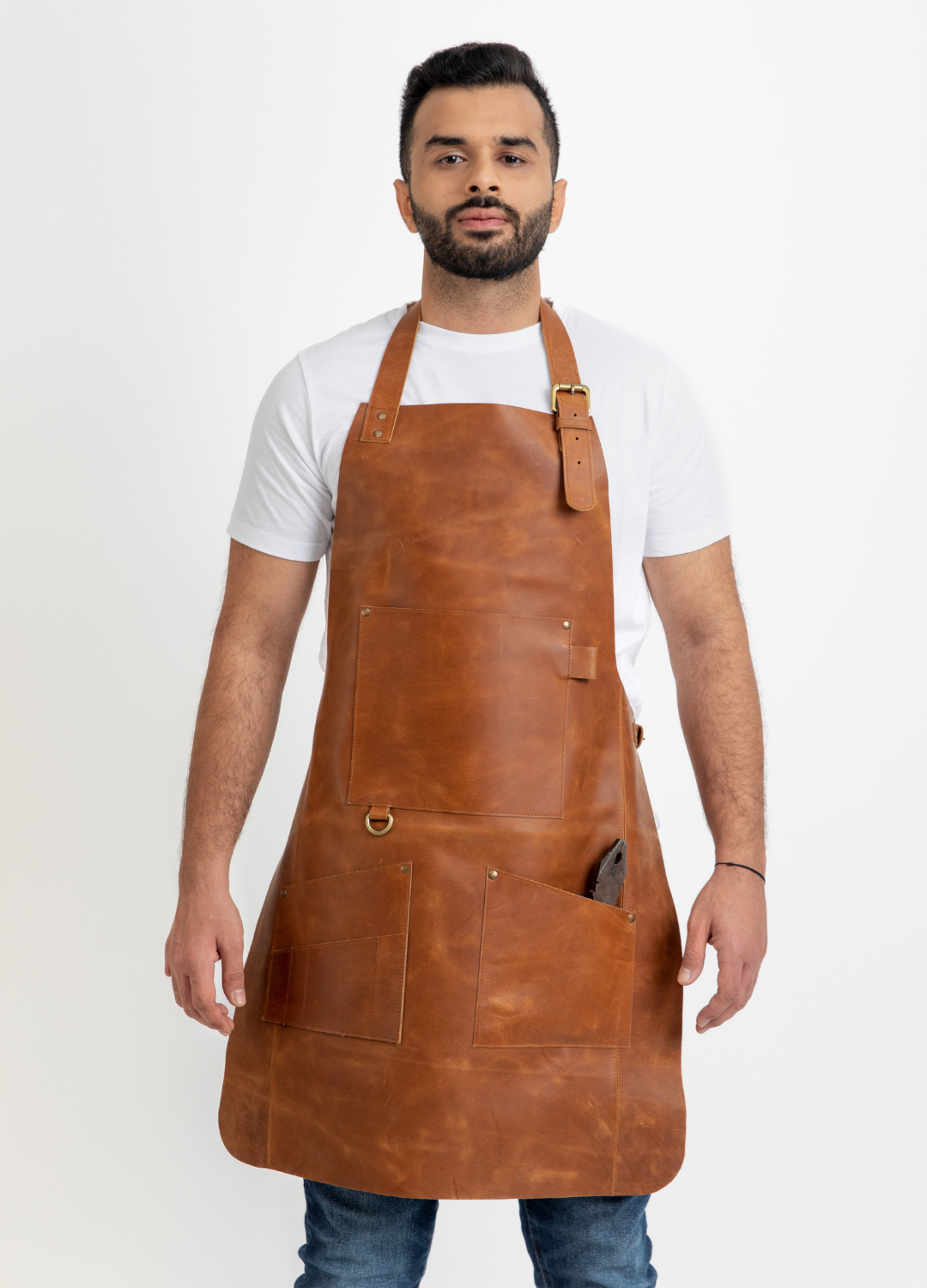 Apron in Cognac