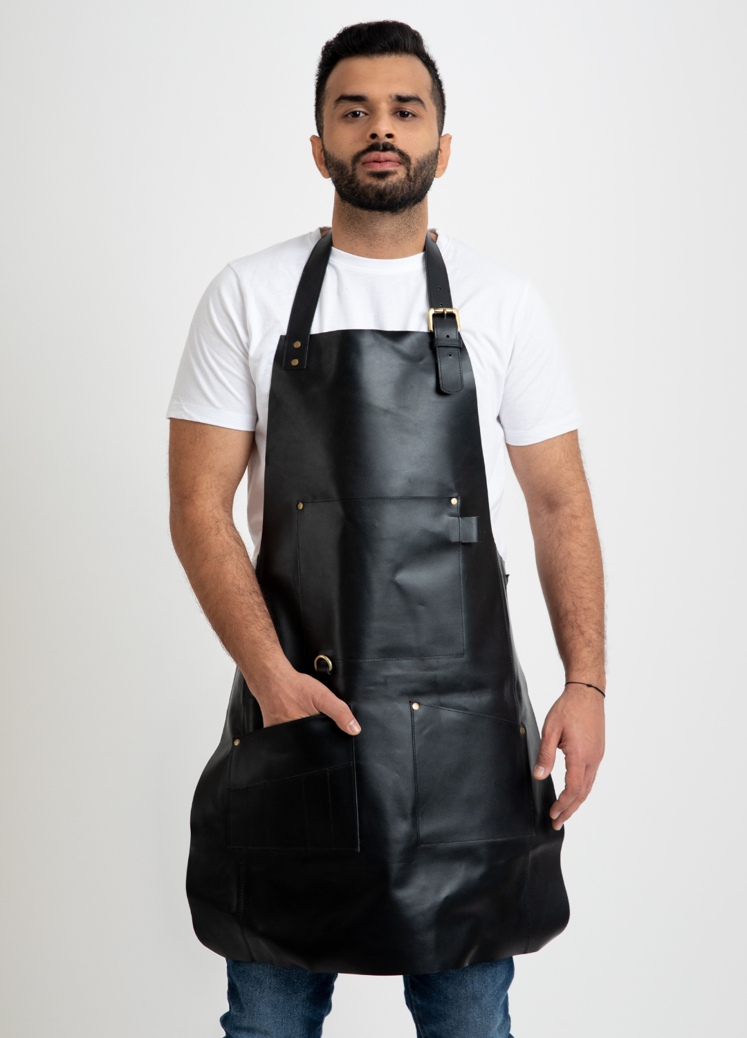 Apron in Sable Black