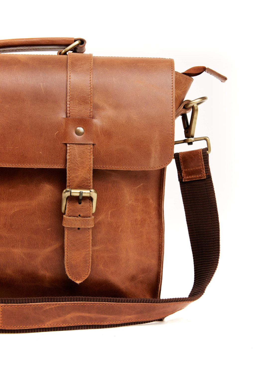 Classic Leather Messenger