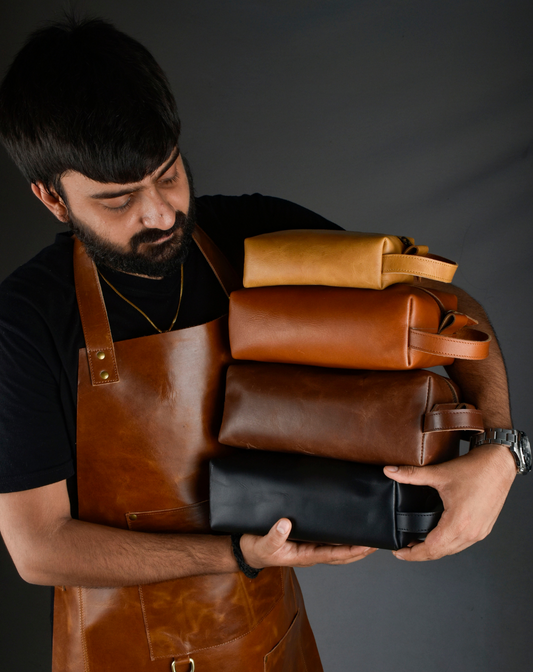 Leather Dopp Kit