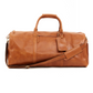 Leather Duffel Bag in Cognac