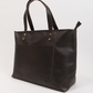 Classic Leather tote in Coffee