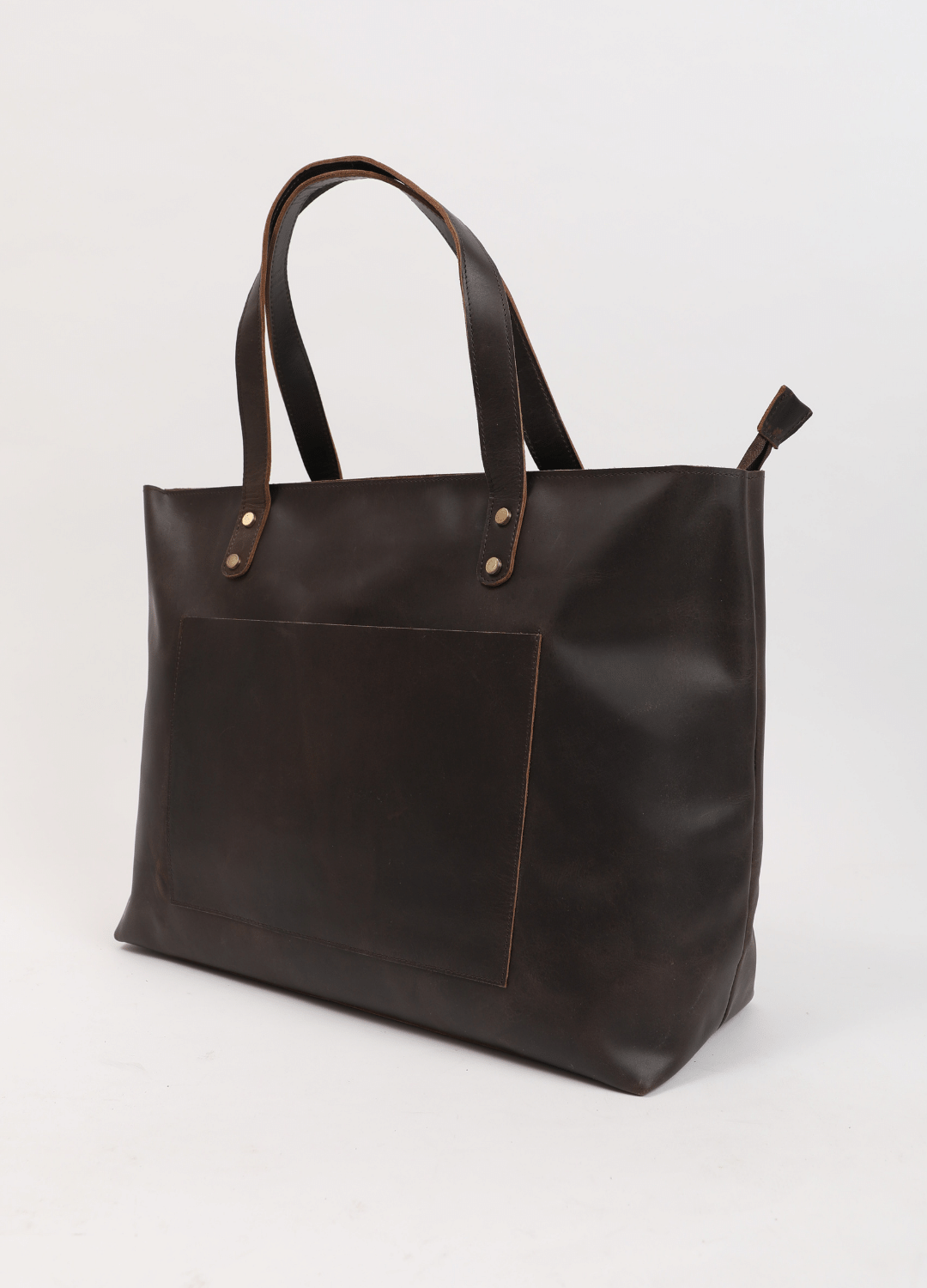 Classic Leather tote in Coffee
