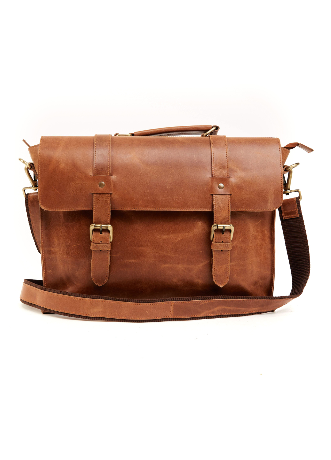Classic Leather Messenger – Nappa Society