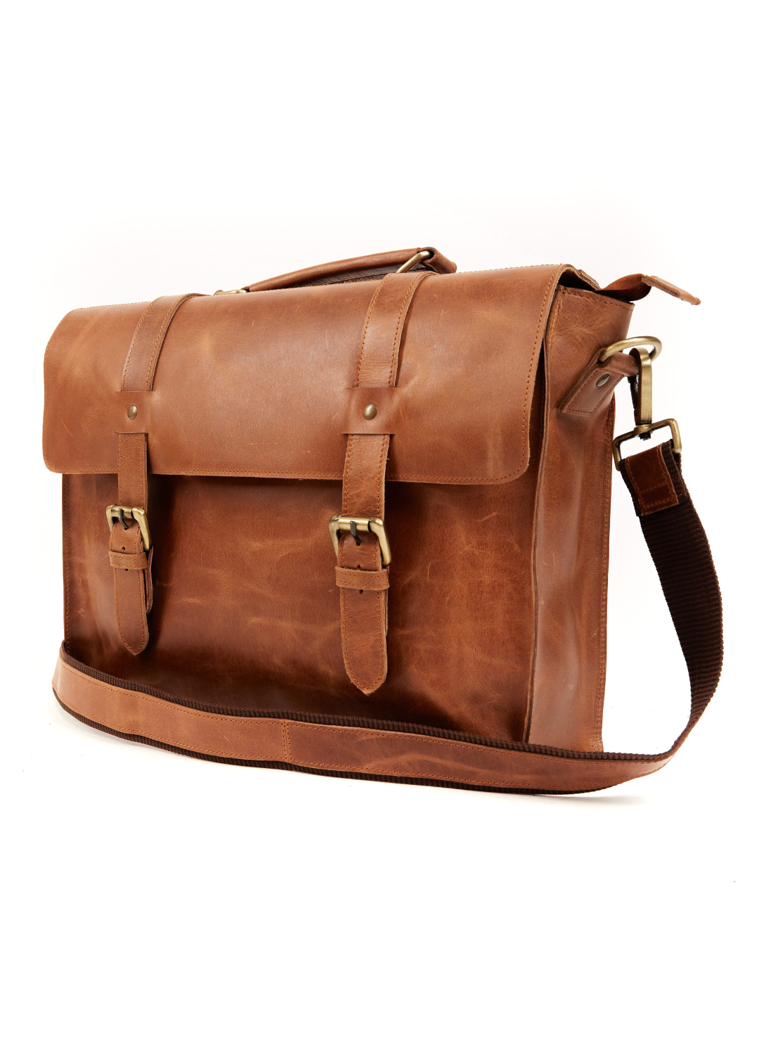 Classic Leather Messenger – Nappa Society
